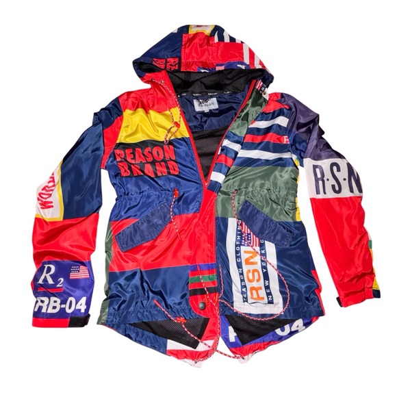 Reason ✨$4 when bundled✨ lightweight colorblock jacket - Picture 1 of 8